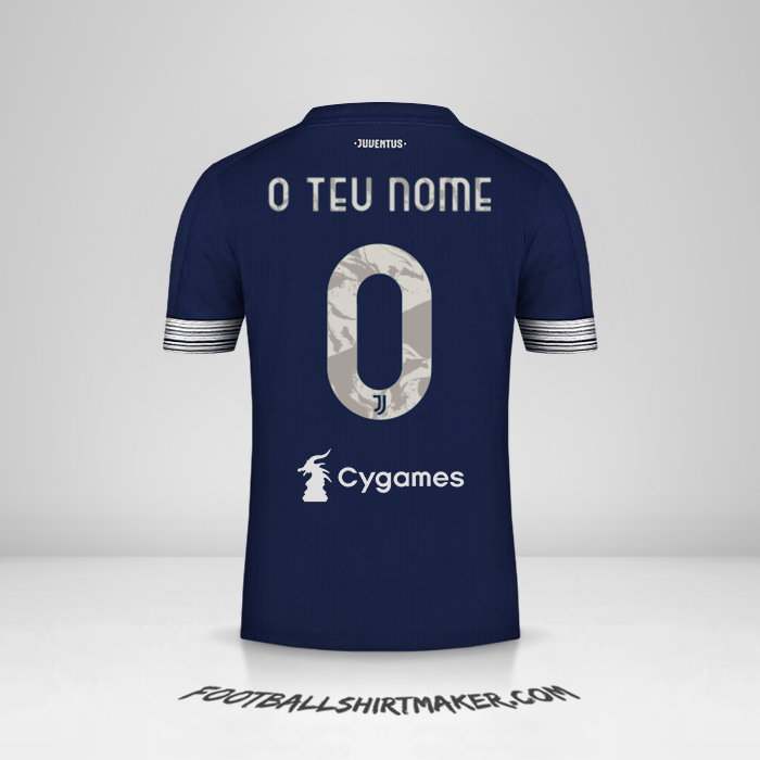 Camisola Juventus FC 2020/21 II -  o teu nome - 0