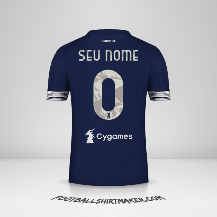 Camisa Juventus FC 2020/21 II -  seu nome - 0