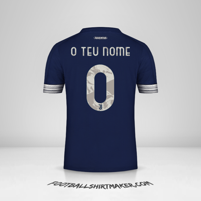Camisola Juventus FC Cup 2020/21 II -  o teu nome - 0