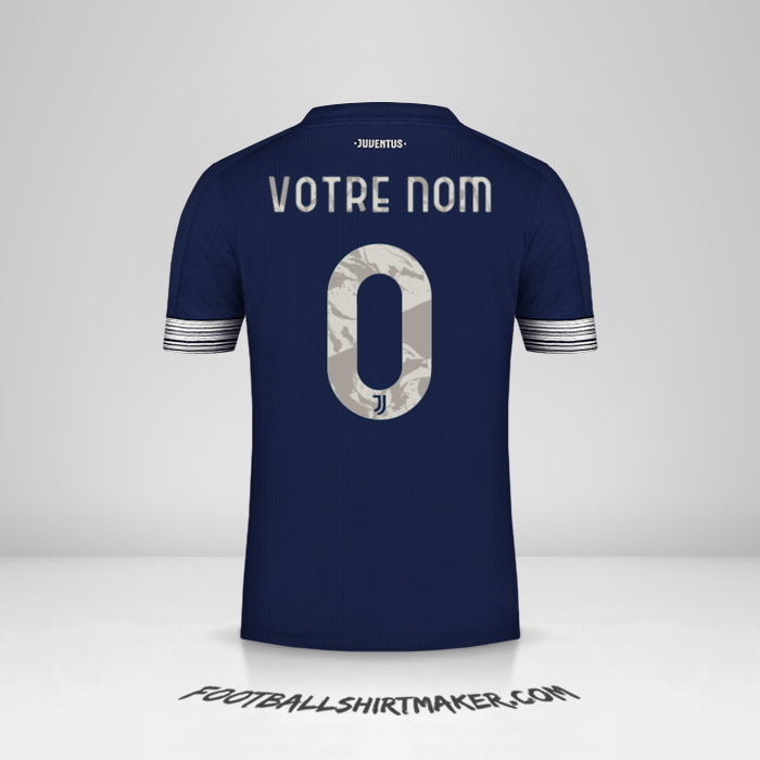 Maillot Juventus FC 2020/21 Cup II -  votre nom - 0