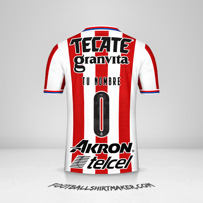 Jersey Guadalajara 2020/21 -  tu nombre - 0
