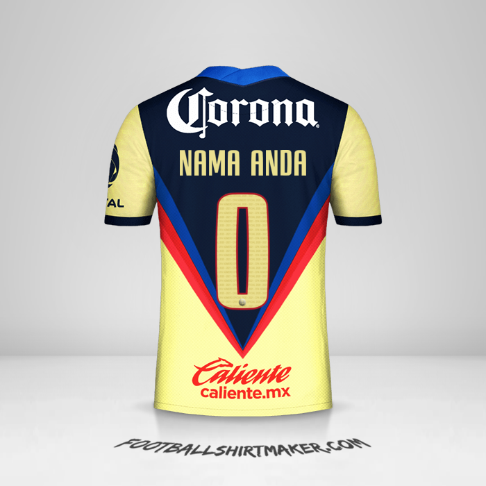 Jersey Club America 2020/21 -  nama anda - 0