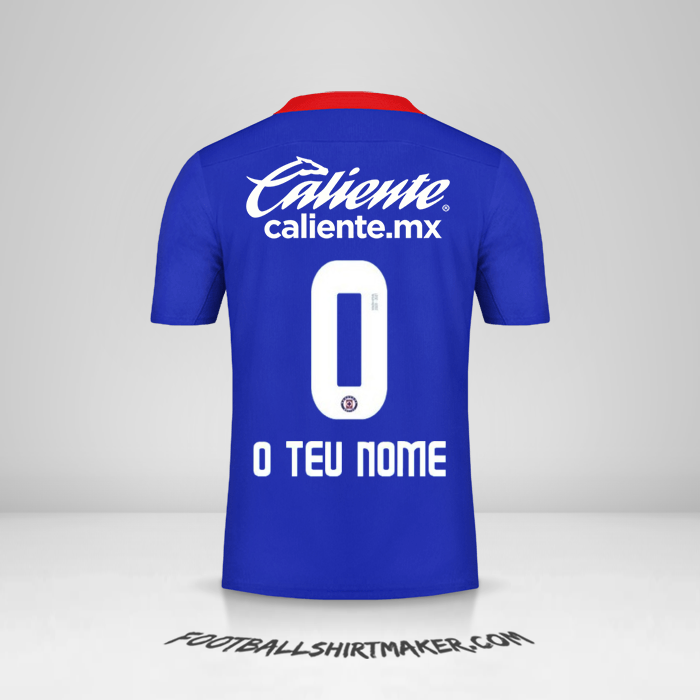 Camisola Cruz Azul 2020/21 -  o teu nome - 0