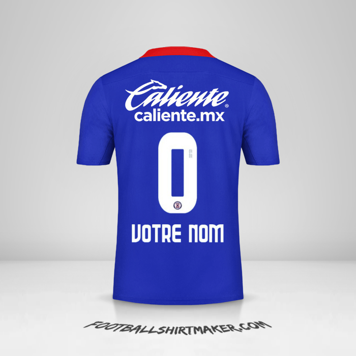 Maillot Cruz Azul 2020/21 -  votre nom - 0
