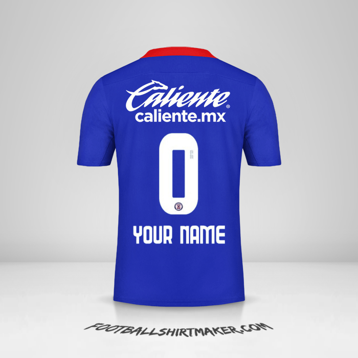 Jersey Cruz Azul 2020/21 -  your name - 0