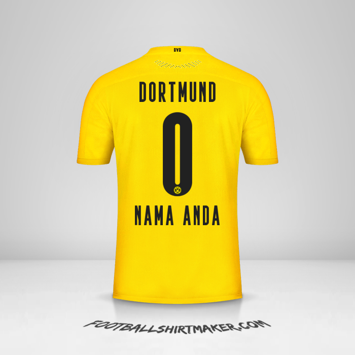 Jersey Borussia Dortmund 2020/21 -  nama anda - 0