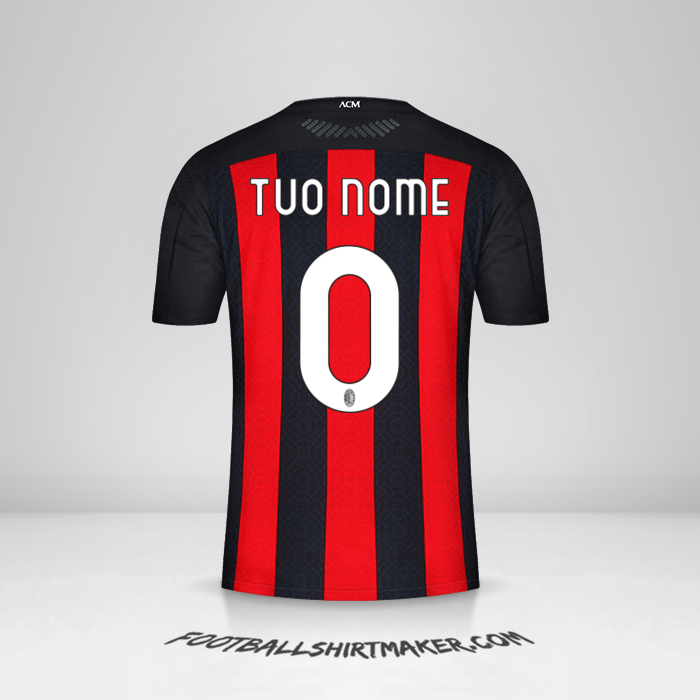 Maglia AC Milan 2020/21 -  tuo nome - 0