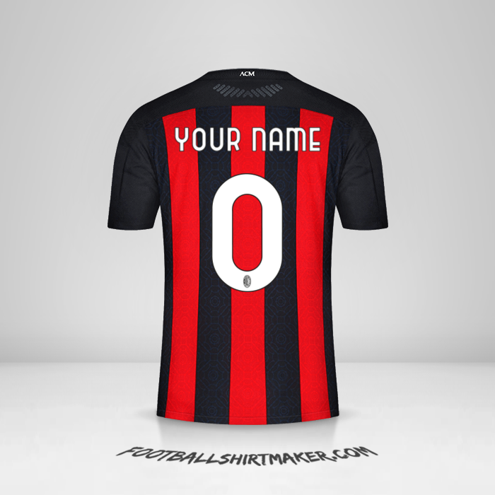 Jersey AC Milan 2020/21 -  your name - 0