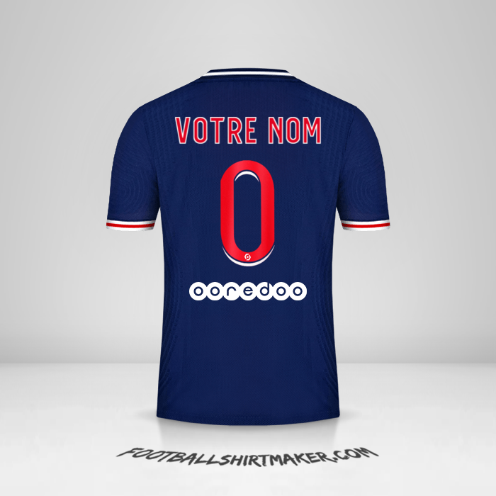 Maillot Paris Saint Germain 2020/21 -  votre nom - 0