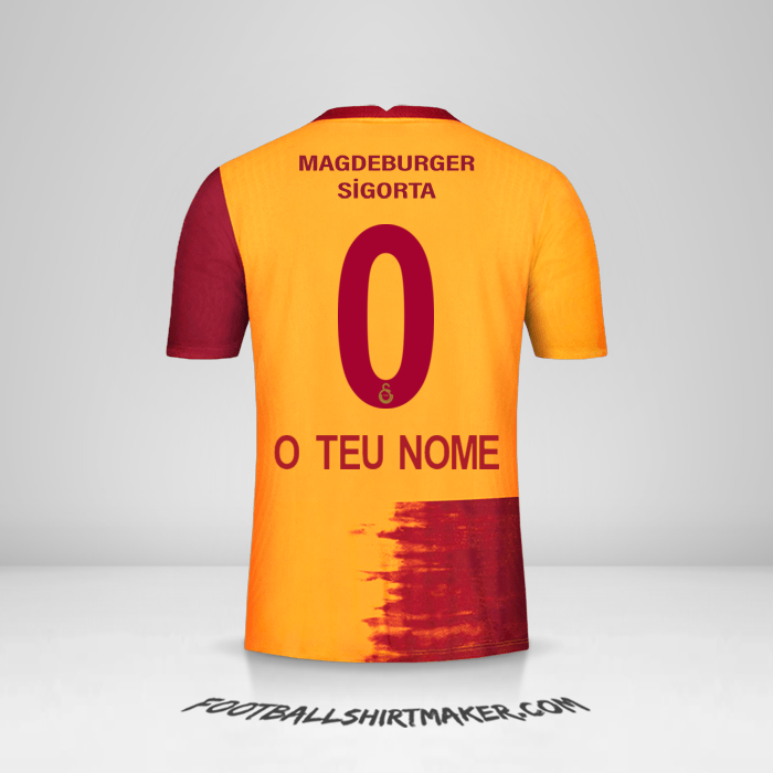 Camisola Galatasaray SK 2020/21 -  o teu nome - 0
