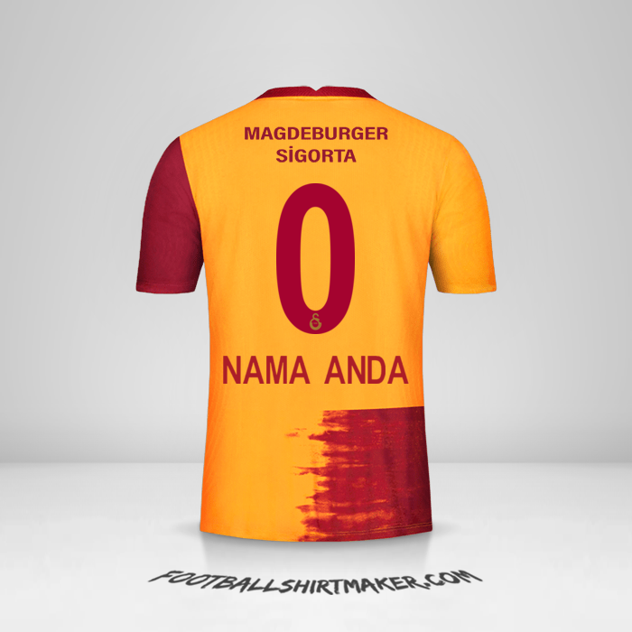 Jersey Galatasaray SK 2020/21 -  nama anda - 0