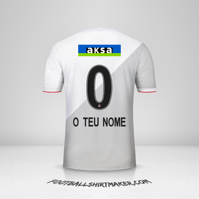 Camisola Besiktas JK 2020/21 -  o teu nome - 0