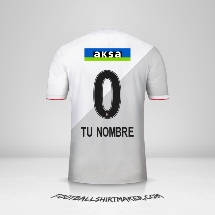 Camiseta Besiktas JK 2020/21 -  tu nombre - 0
