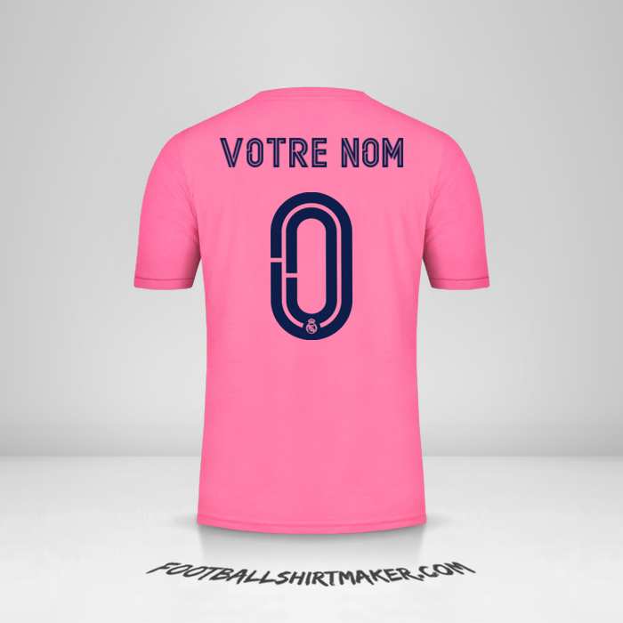 Maillot Real Madrid CF 2020/21 Cup II -  votre nom - 0