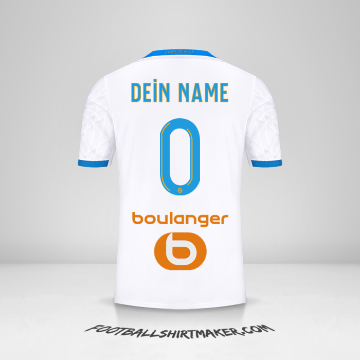 Trikot Olympique de Marseille 2020/21 -  dein name - 0
