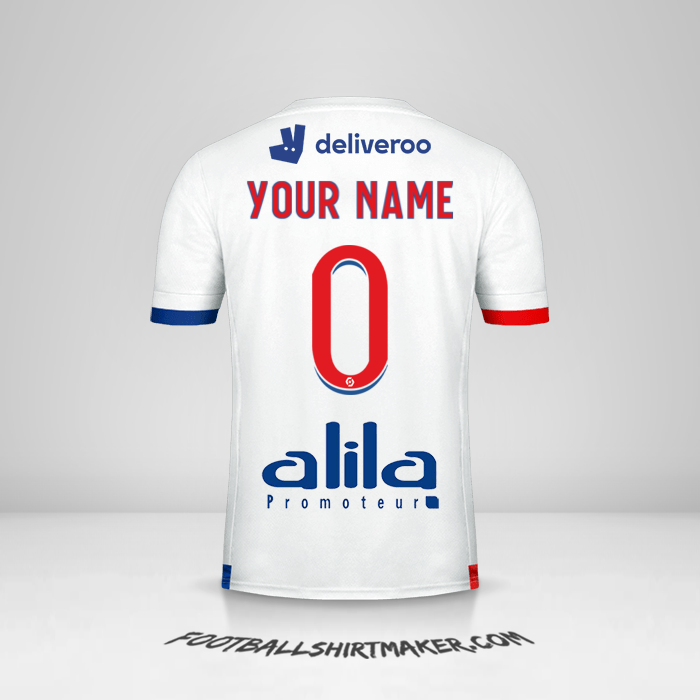 Jersey Olympique Lyon 2020/21 -  your name - 0