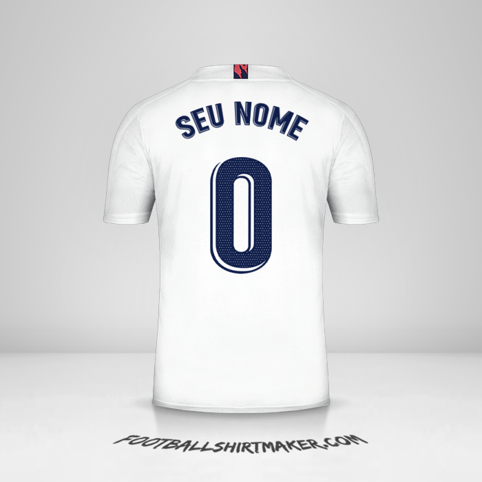 Camisa Real Madrid CF 2020/21 -  seu nome - 0