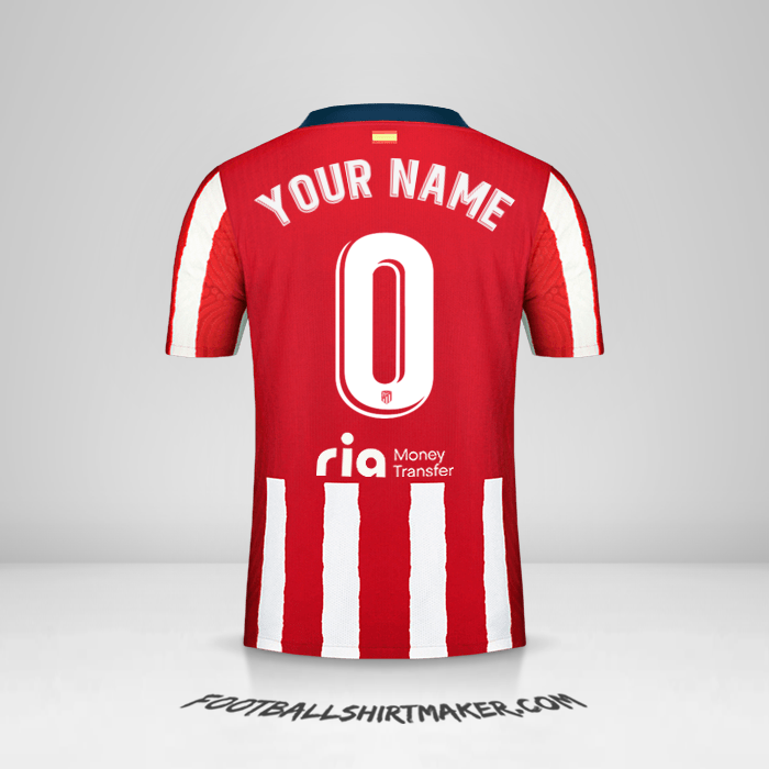 Jersey Atletico Madrid 2020/21 -  your name - 0
