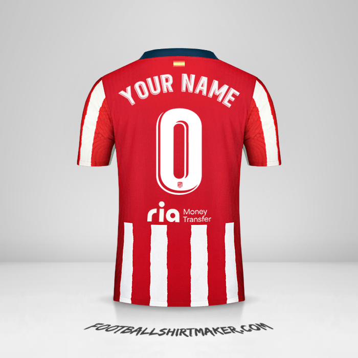 Jersey Atletico Madrid 2020/21 -  your name - 0