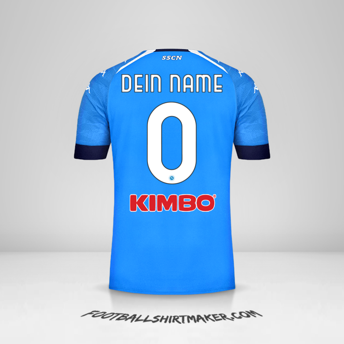 Trikot SSC Napoli 2020/21 -  dein name - 0