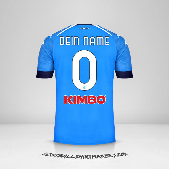 Trikot SSC Napoli 2020/21 -  dein name - 0