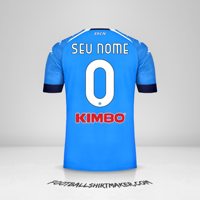 Camisa SSC Napoli 2020/21 -  seu nome - 0