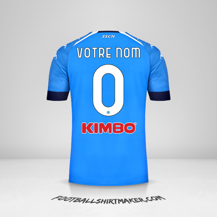 Maillot SSC Napoli 2020/21 -  votre nom - 0