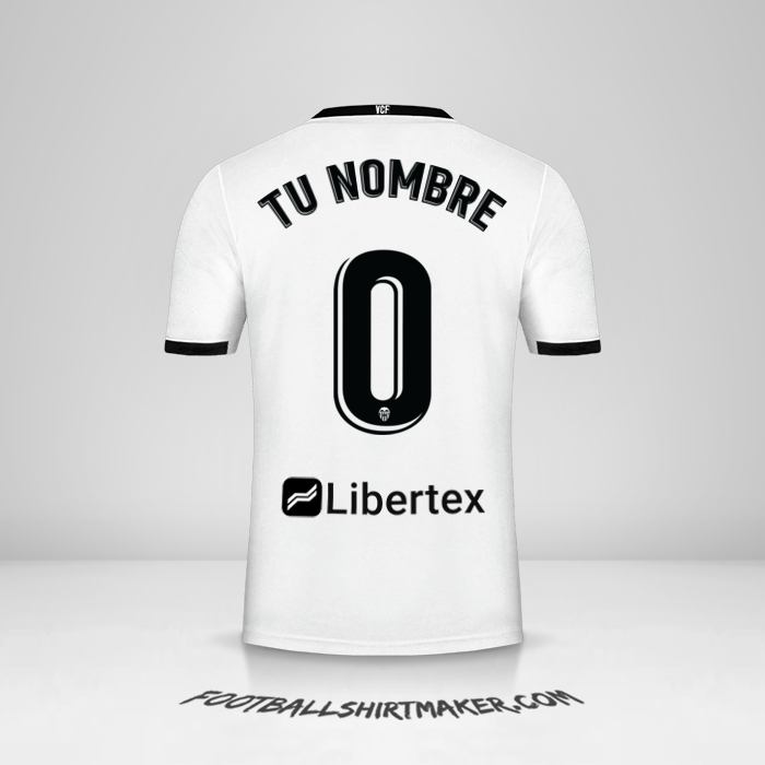 Camiseta Valencia CF 2020/21 -  tu nombre - 0