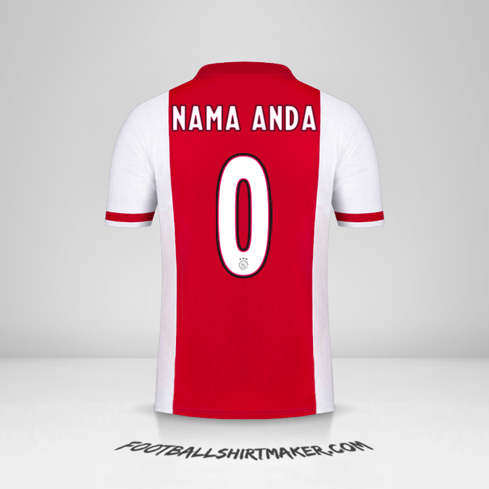 Jersey AFC Ajax 2020/21 -  nama anda - 0