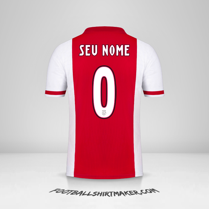 Camisa AFC Ajax 2020/21 -  seu nome - 0