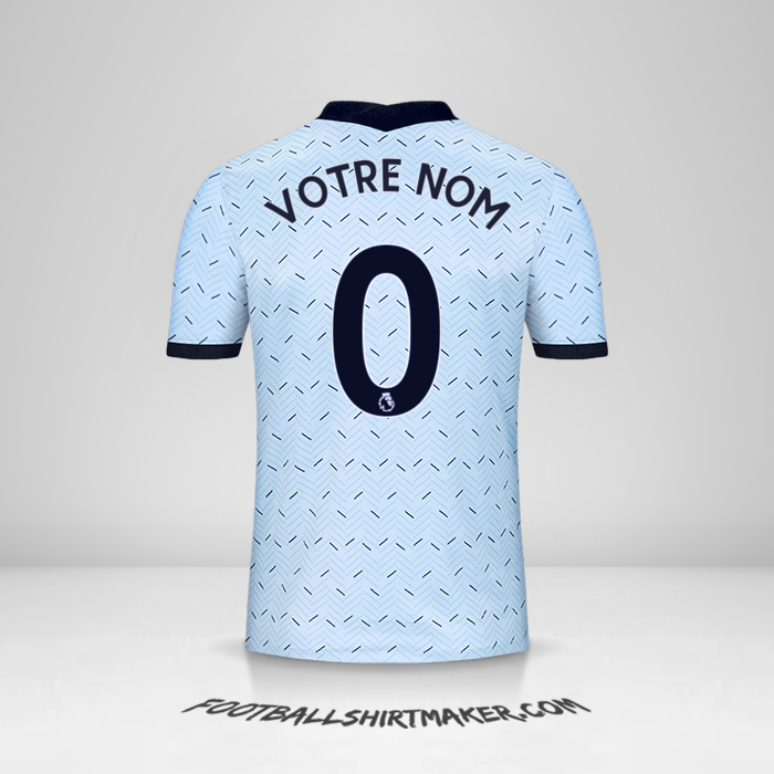 Maillot Chelsea 2020/21 II -  votre nom - 0