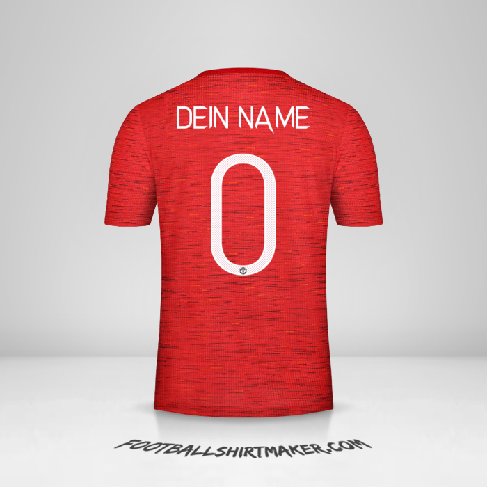 Trikot Manchester United 2020/21 Cup -  dein name - 0