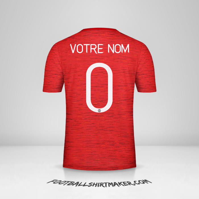 Maillot Manchester United 2020/21 Cup -  votre nom - 0