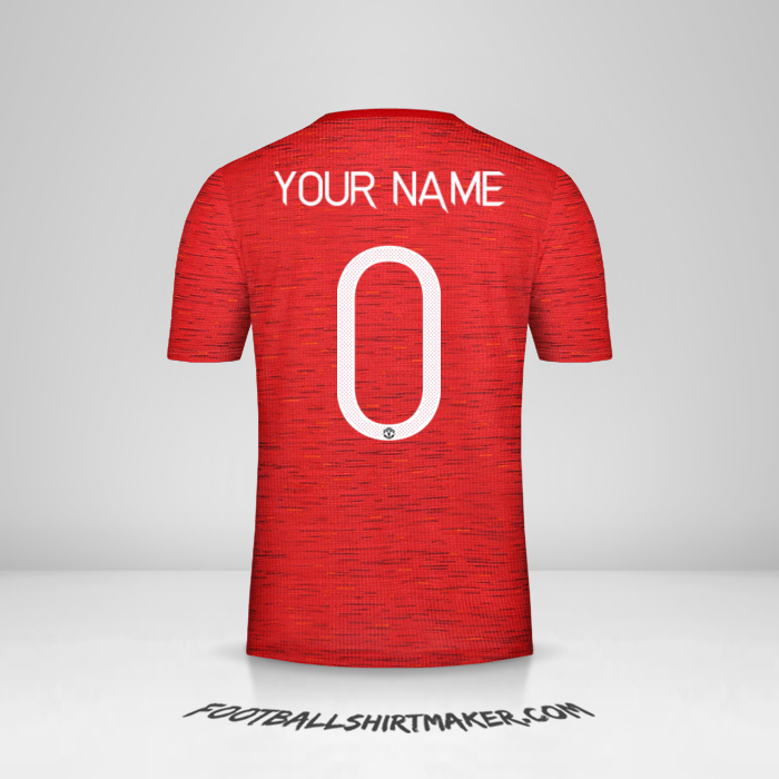 Shirt Manchester United 2020/21 Cup -  your name - 0