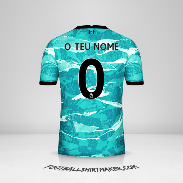 Camisola Liverpool FC 2020/21 II -  o teu nome - 0