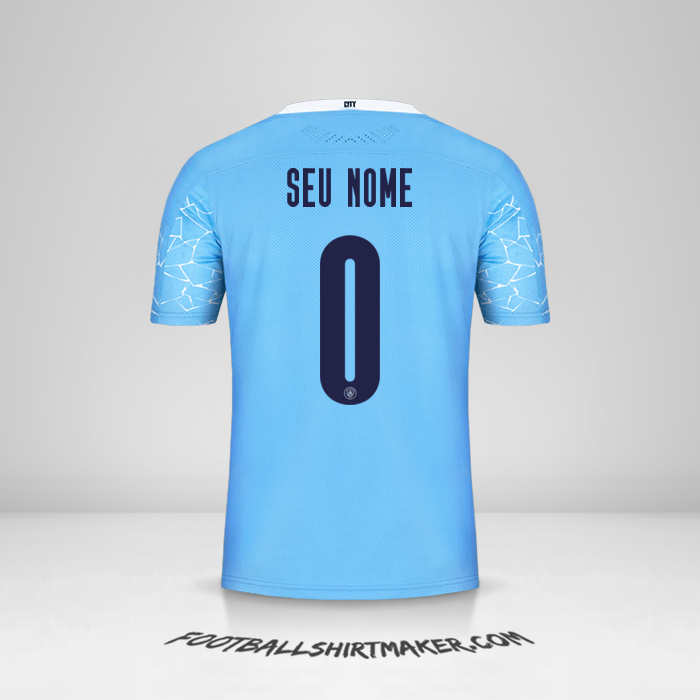 Camisa Manchester City Cup 2020/21 -  seu nome - 0
