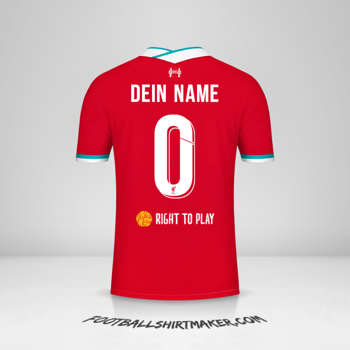 Trikot Liverpool FC 2020/21 Cup -  dein name - 0