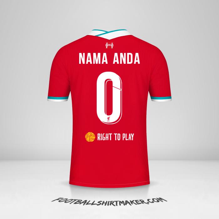 Jersey Liverpool FC 2020/21 Cup -  nama anda - 0
