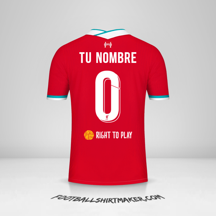 Camiseta Liverpool FC Cup 2020/21 -  tu nombre - 0