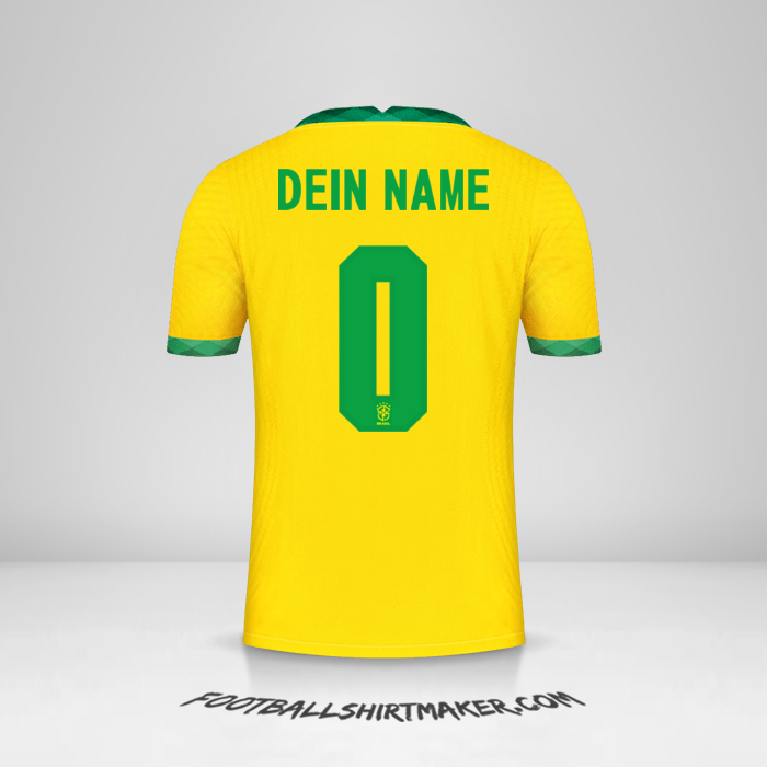 Trikot Brasilien 2020/21 -  dein name - 0