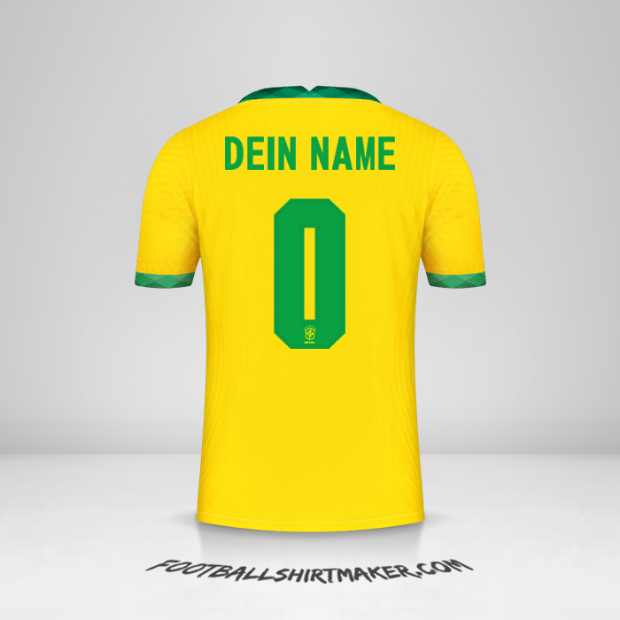 Trikot Brasilien 2020/21 -  dein name - 0