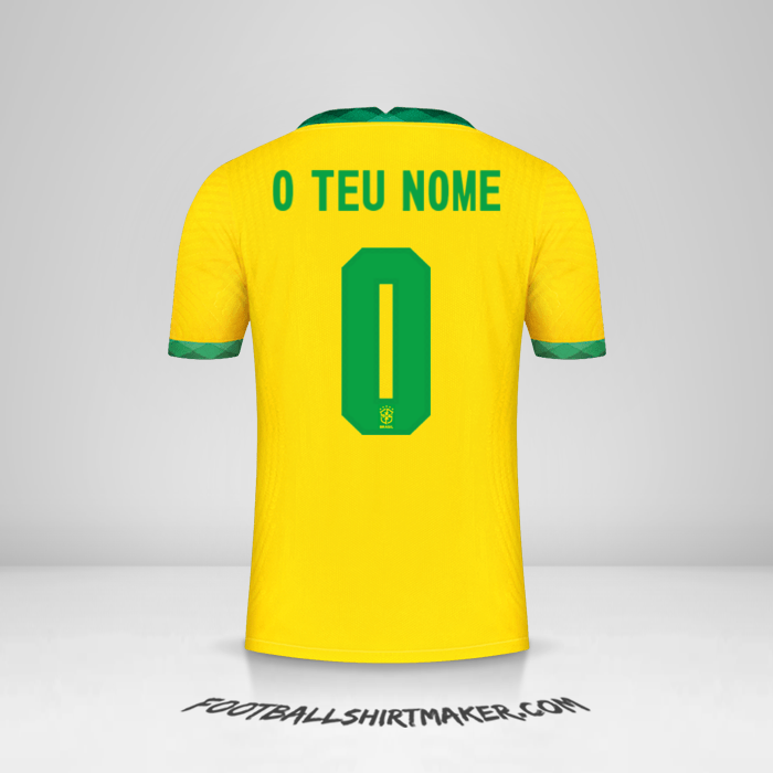 Camisola Brasil 2020/21 -  o teu nome - 0