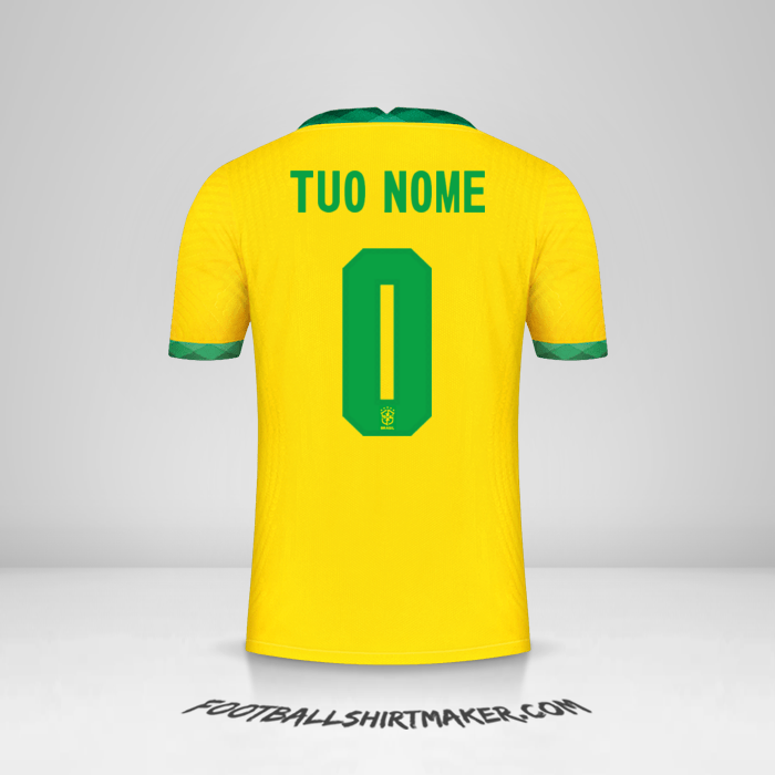 Maglia Brasile 2020/21 -  tuo nome - 0