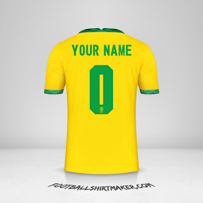 Jersey Brazil 2020/21 -  your name - 0