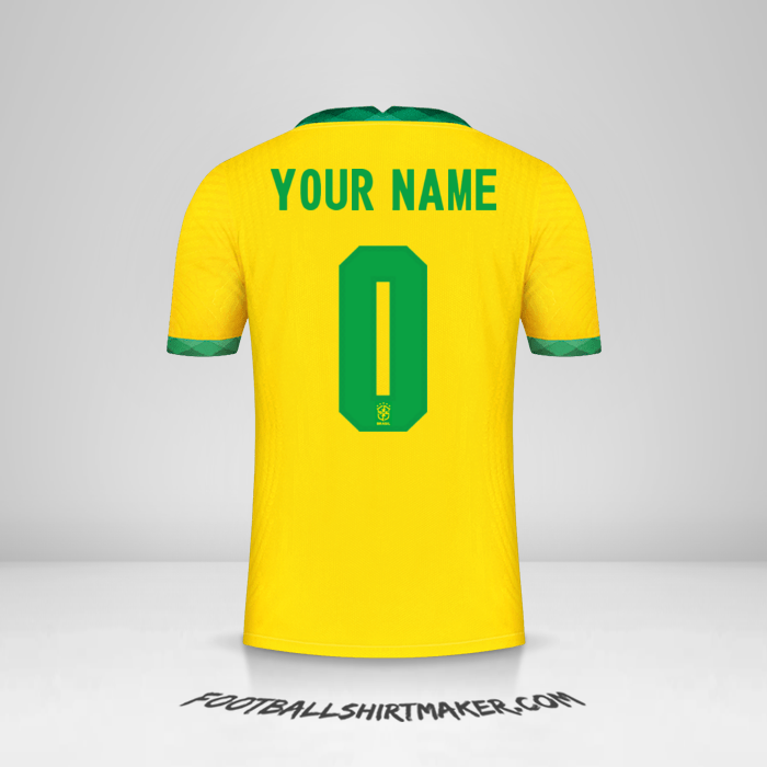 Jersey Brazil 2020/21 -  your name - 0