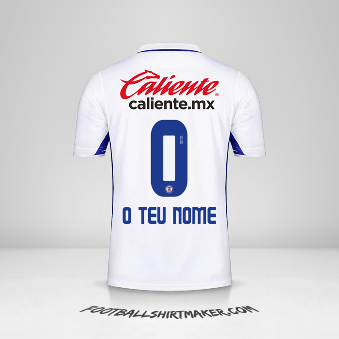 Camisola Cruz Azul 2020/21 II -  o teu nome - 0