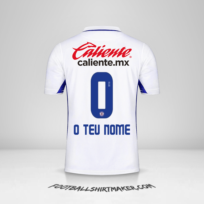Camisola Cruz Azul 2020/21 II -  o teu nome - 0