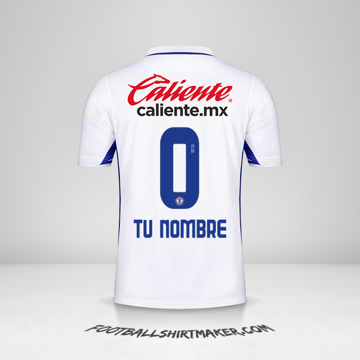 Camiseta Cruz Azul 2020/21 II -  tu nombre - 0