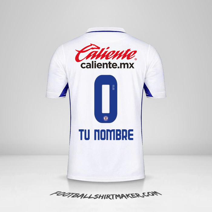 Camiseta Cruz Azul 2020/21 II -  tu nombre - 0