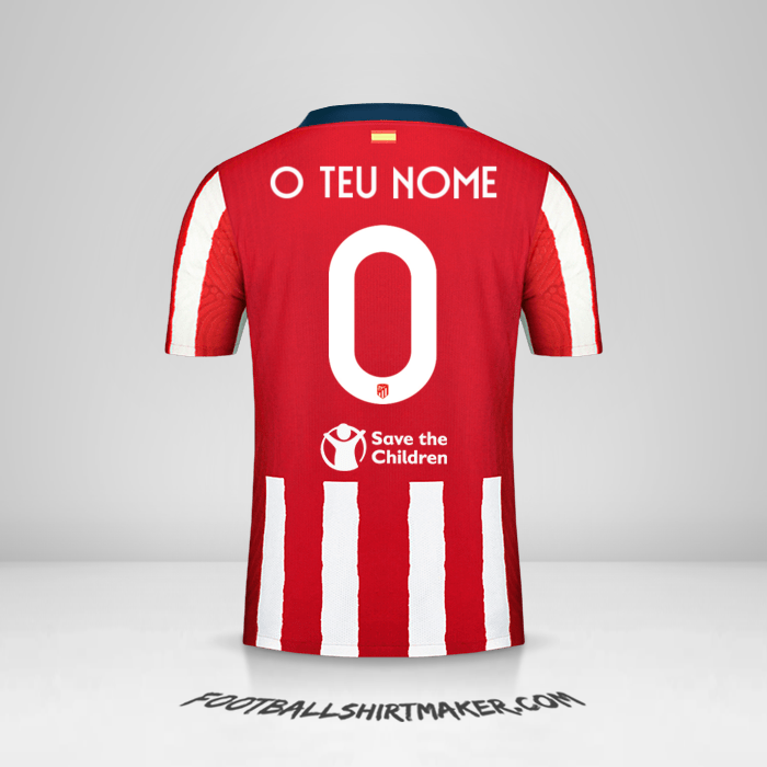 Camisola Atletico Madrid 2020/21 Cup -  o teu nome - 0